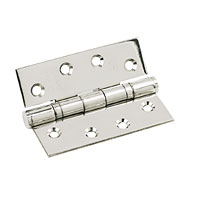 Non-Branded Fire Door Hinge Grade 11 Polished 102 x 76mm Pack of 3