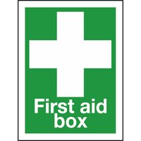 Non-Branded First Aid Box Sign