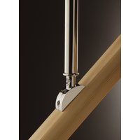 Fusion Staircase Baluster 700mm Brushed Nickel Effect