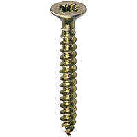 Non-Branded Goldscrewandtrade; Countersunk 6.0 andtimes; 140mm Pack of 50