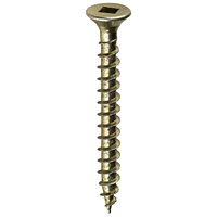 Non-Branded Goldscrewandtrade; Square Head Countersunk 5 x 40mm Pack of 200