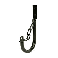 Large Lockable Hook and Chain Black 250mm