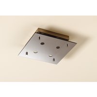 Olave Brushed Chrome Ceiling Light 25W