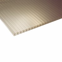 Polycarbonate Sheet Bronze 16 x 1050mm 3m Pack of 5