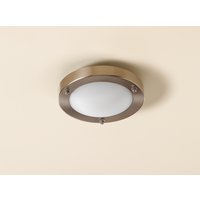 Portal Brushed Chrome Bathroom Ceiling Light G9