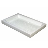 Non-Branded Rectangular Tray Cast Stone with ABS Acrylic Capping 1000 x 800 x 95mm