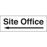 Non-Branded Site Office Left Sign