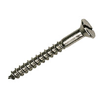 Stainless Steel A2 Countersunk Slotted Woodscrews 3.5 x 30mm Pack of 200