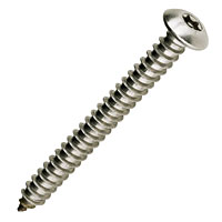 Non-Branded Star Pin Button Self-Tap Security Screws 10 x 1andfrac12; Pack of 10