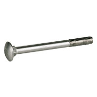 Threaded Coach Bolts A2 Stainless Steel M8 x 60mm Pack of 10