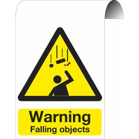 Non-Branded Warning Falling Objects Scaffold Sign 500x300mm