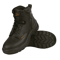 Non-Branded Worksite Safety Boot Black Size 10