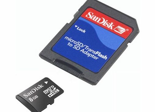8GB Micro SD Memory Card incl. adapter Nokia N85