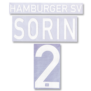 None 07-08 Hamburg Away Sorin 2 Name and Number
