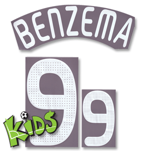 None 07-09 France Home/Away Benzema 9 Kids Name and