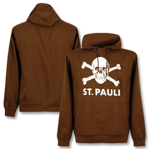 None 08-09 St. Pauli Hoody Skull - Brown