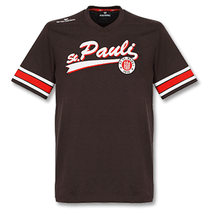 12-13 St Pauli Players T-Shirt - Brown