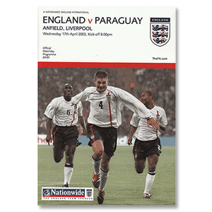 2002 England v Paraguay - International