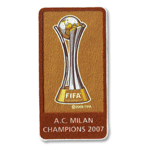 None 2007 FIFA World Club Winners Patch - AC Milan