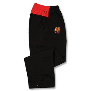 None 2009 Barcelona Woven Warm Up Pants - Brown/Red