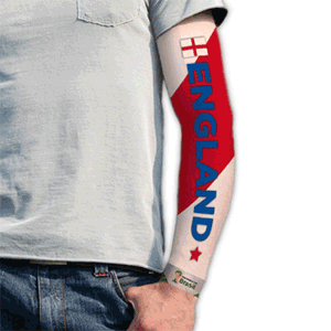 2014 World Cup Tattoo Sleeve - England (1 in