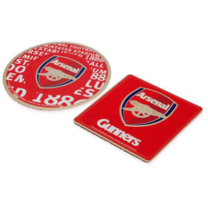 Arsenal Multi Surface Signs (Pack of 2, 9x9cm 