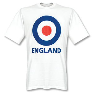 England Target Tee - White