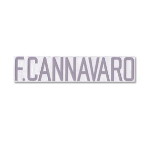 None F.Cannavaro 02-04 Inter Milan Home Official Name