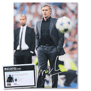 None Jose Mourinho Clasico Rivalry Real Madrid Signed