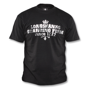 Longshanks Standing Firm T-Shirt - Black/Silver