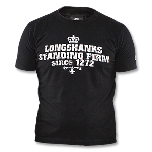 Longshanks Standing Firm T-Shirt - Black/White