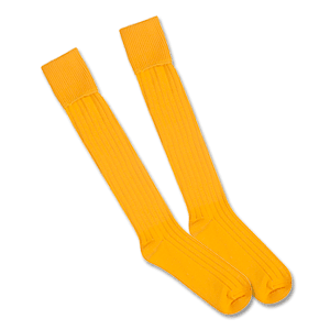 None Precision Plain Football Socks - Amber