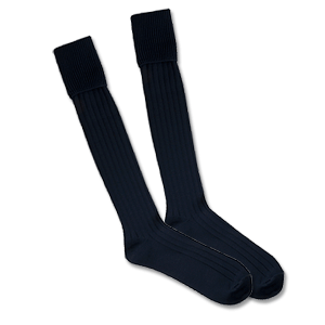 None Precision Plain Football Socks - Navy