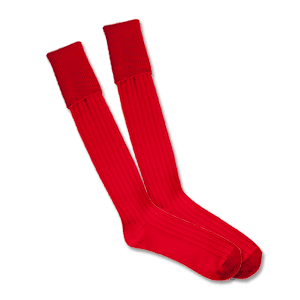 None Precision Plain Football Socks - Red