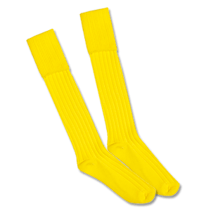None Precision Plain Football Socks - Yellow