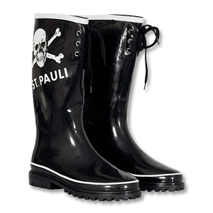 St Pauli Rubber Boots - black