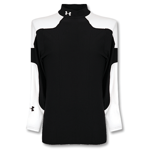 Under Armour Cold Gear Blitz Mock L/S Tee - Black/White