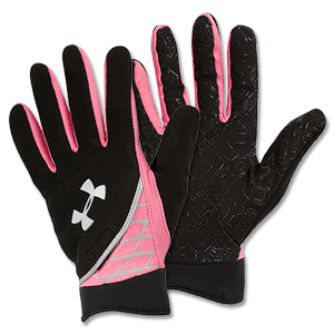 Under Armour Fleece Run Glove - Black/Pink
