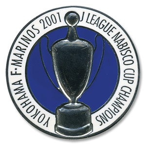 None Yokohama Marinos 2001 Nabisco Cup Winners Trophy Pin Badge