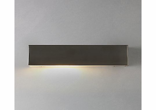 Nordlux Square Outdoor Wall Light, Stainless Steel