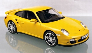 Norev Porsche 911 2006 Turbo in Yellow