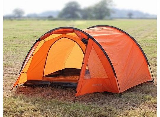 North Gear Camping Exodus Waterproof 4 Man Tent orange