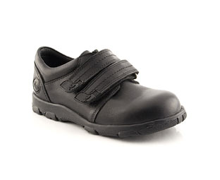 Norvic black leather shoe - Infant