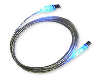 Novatech 1.8M BLUE Coloured Glowing USB 2 A-B Cable