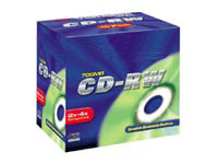 Novatech 2x/4x CD-RW CD Rewritable disks - 10 CD Pack Jewel Cased