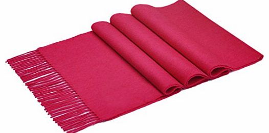 Novawo Super Soft Solid Cashmere Scarf for Men Women, 70``x12`` (8 Colors)