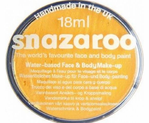 Novelties Direct Snazaroo Face And Body Paint, Bright Yellow, Water Based 18ml