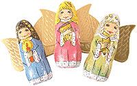 Novelty Chocolate Co. Bag of Angel, Christmas Tree Decorations