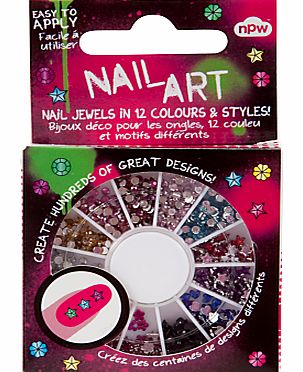 Nail Art Gem Wheel, Multi