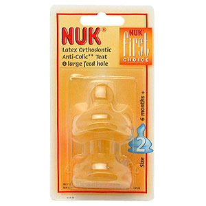 Nuk First Choice Latex Size 2 Large Feed - size: 2